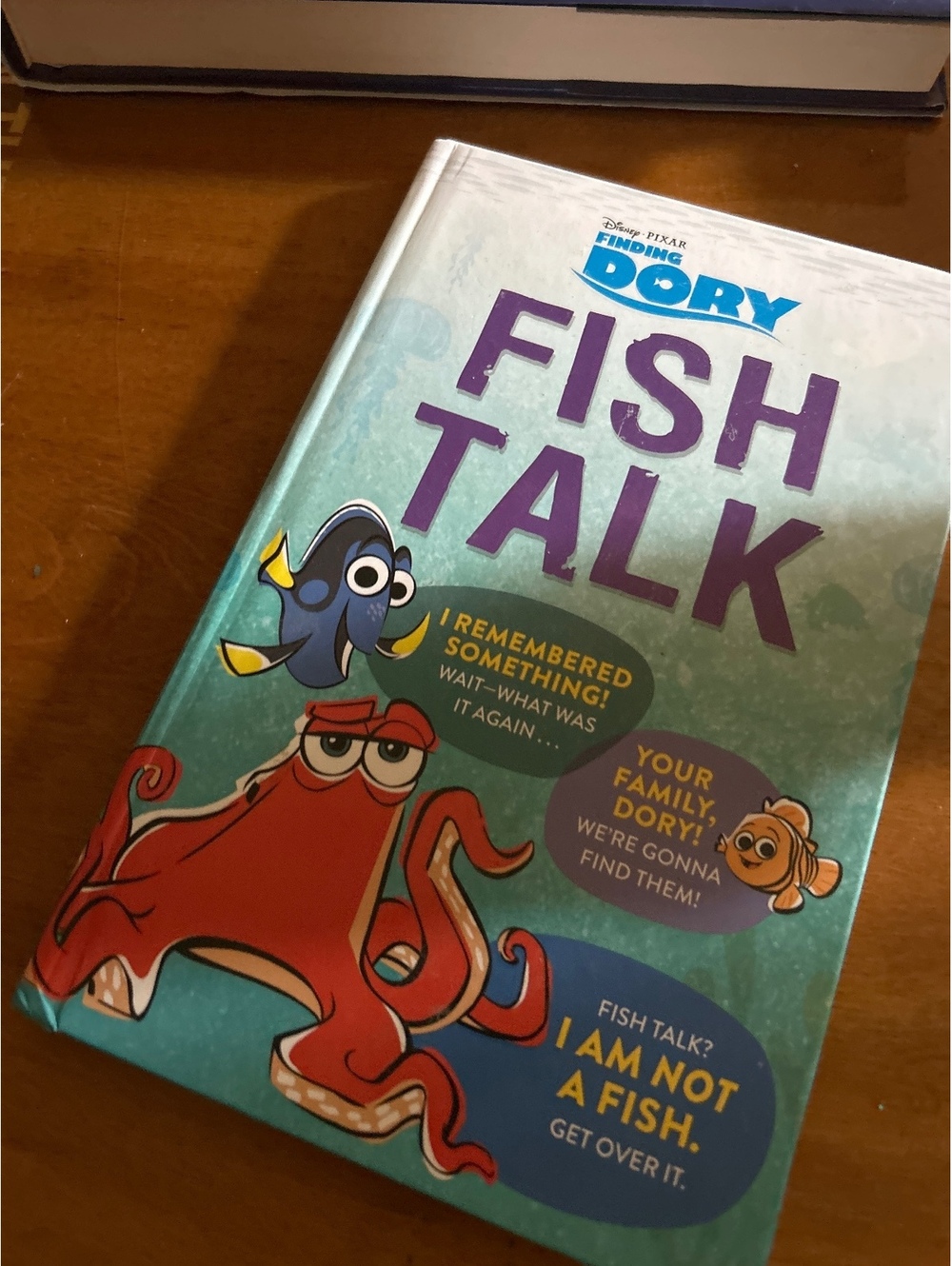 Finding Dory Fish Talk Hardcover Book by Suzanne Francis